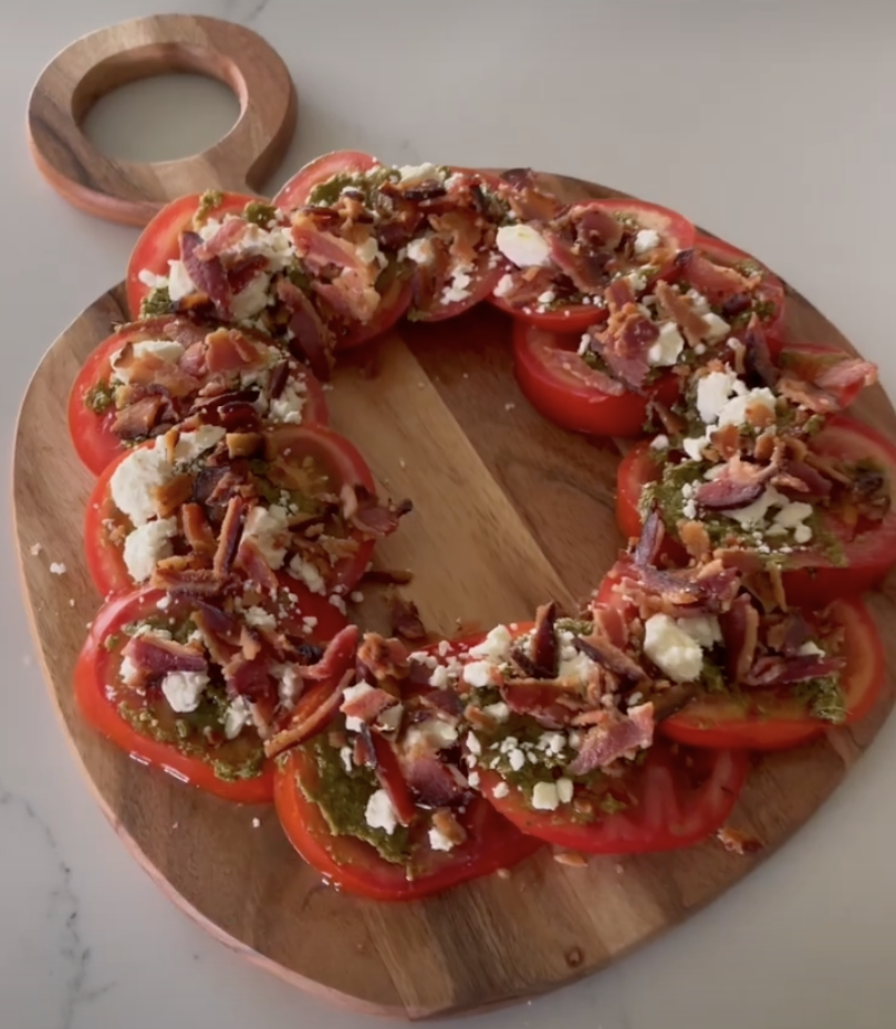 bacon feta tomatoes